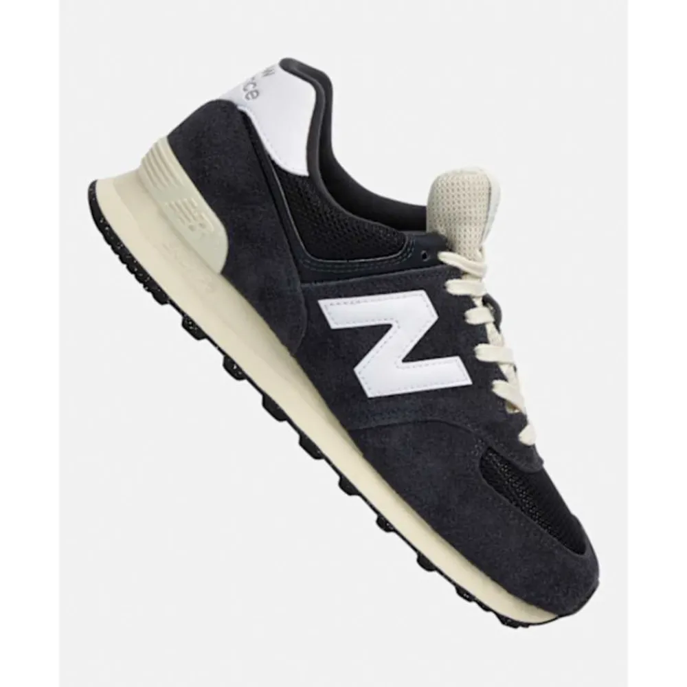 Outlet New Balance Mens 574 Trainers Navy
