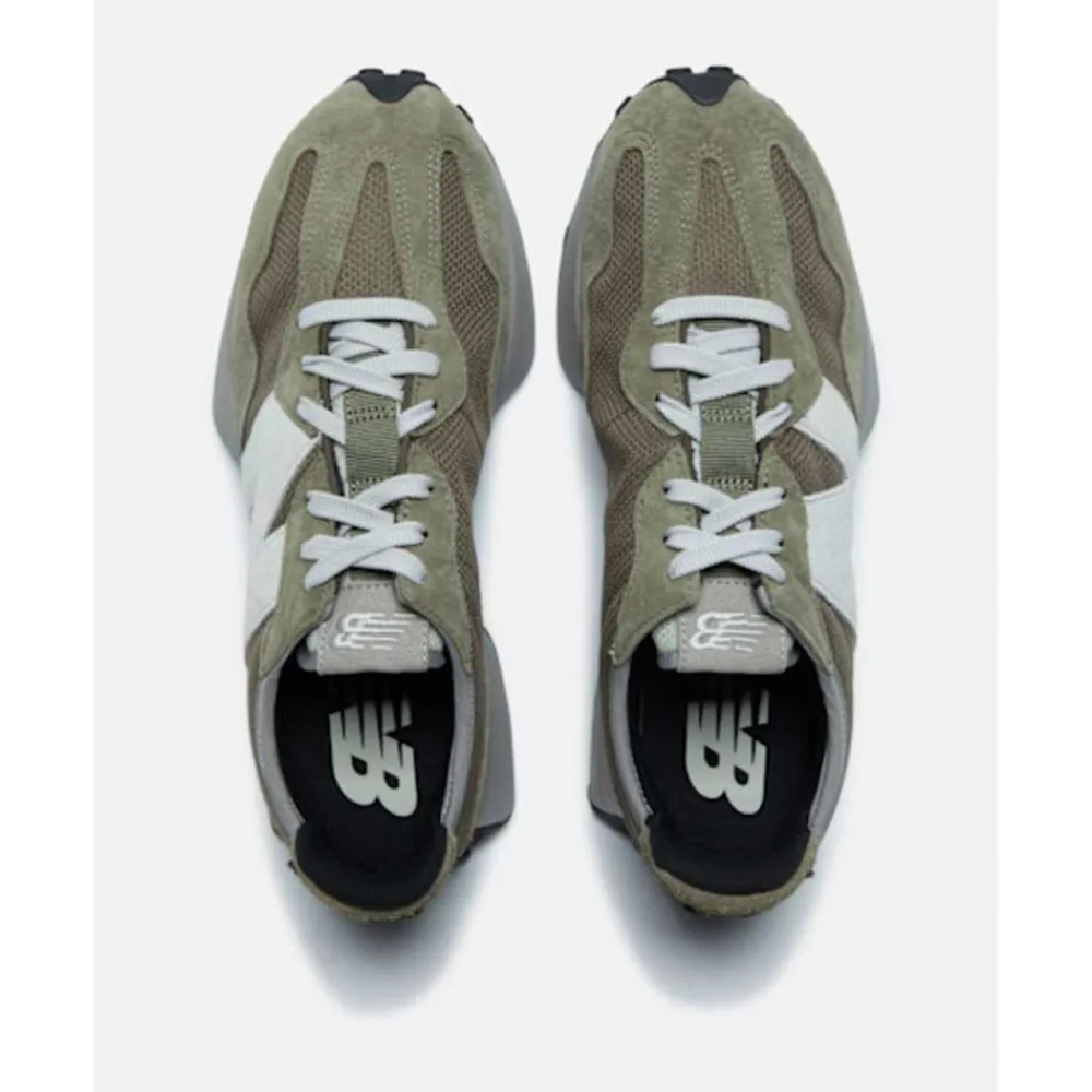 Online New Balance Mens 327 Trainers Green