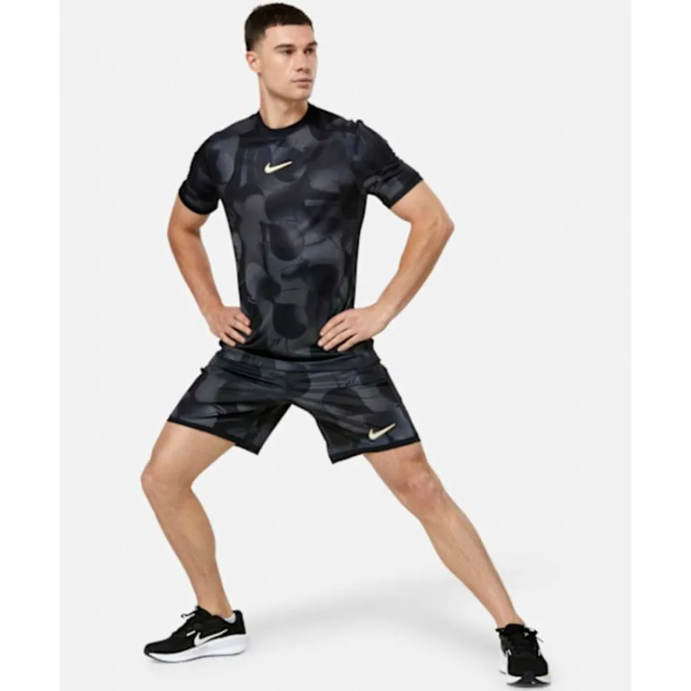 Outlet Nike Mens Academy Graphic Shorts Grey
