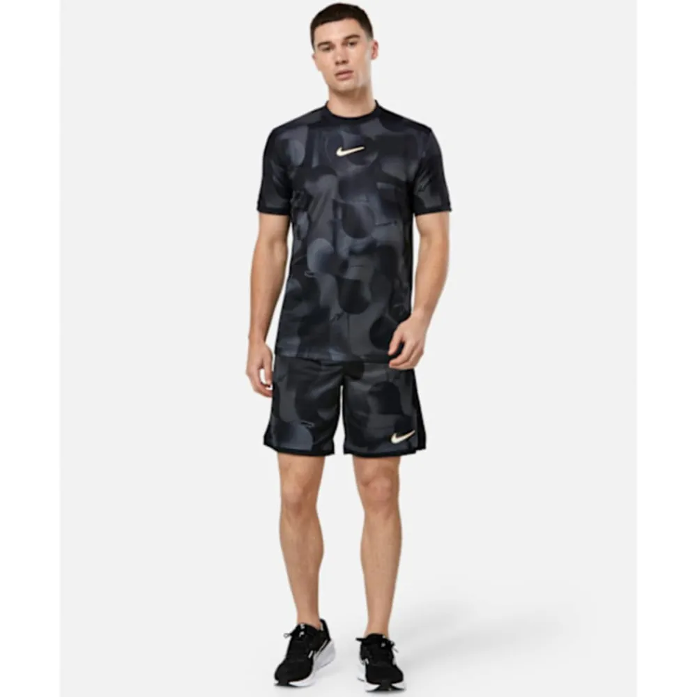 Outlet Nike Mens Academy Graphic Shorts Grey