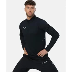 Sale Nike Mens Academy Half Zip Top Black