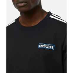 Best adidas Originals Mens Adibreak Long Sleeved T-shirt Black