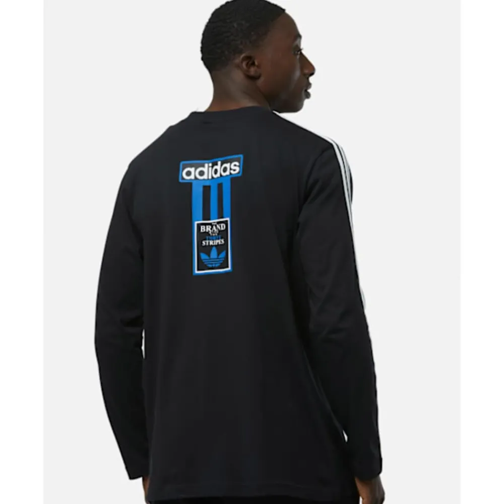 Best adidas Originals Mens Adibreak Long Sleeved T-shirt Black