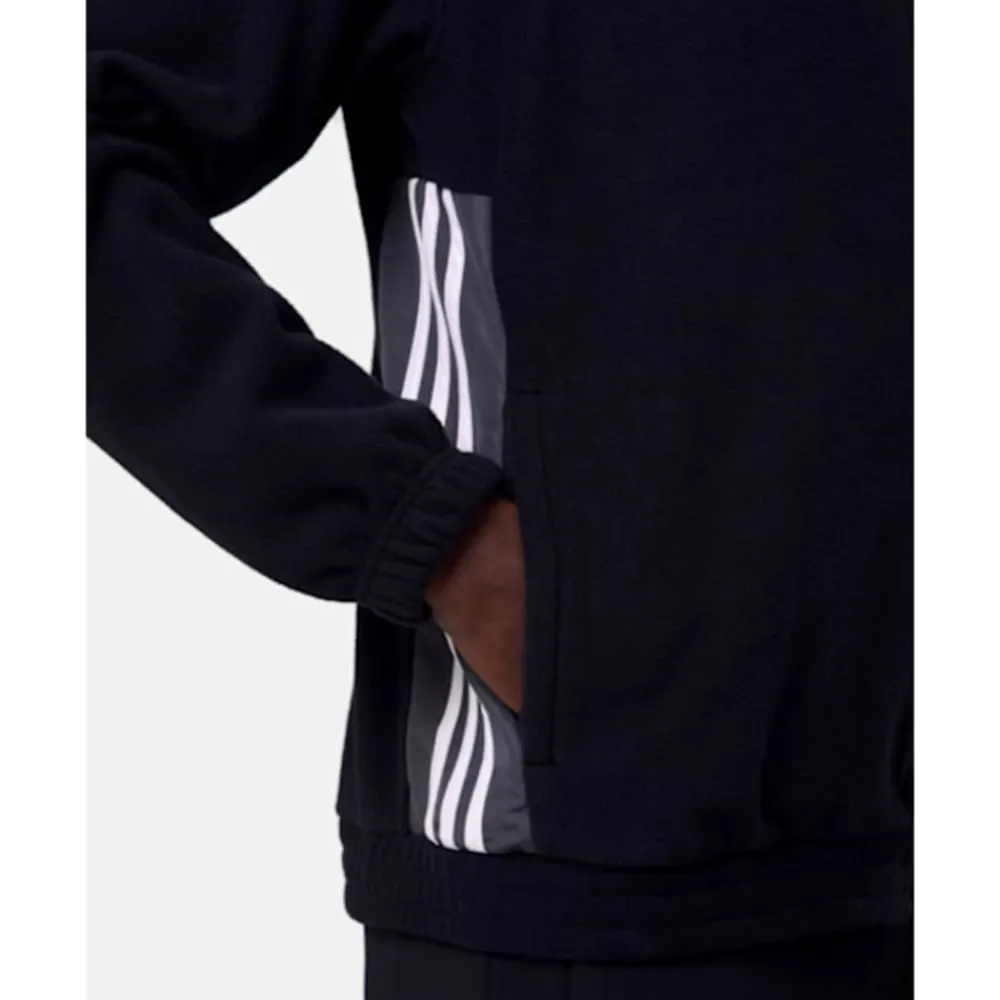 New adidas Originals Mens Adibreak Polar Fleece Tracktop Black