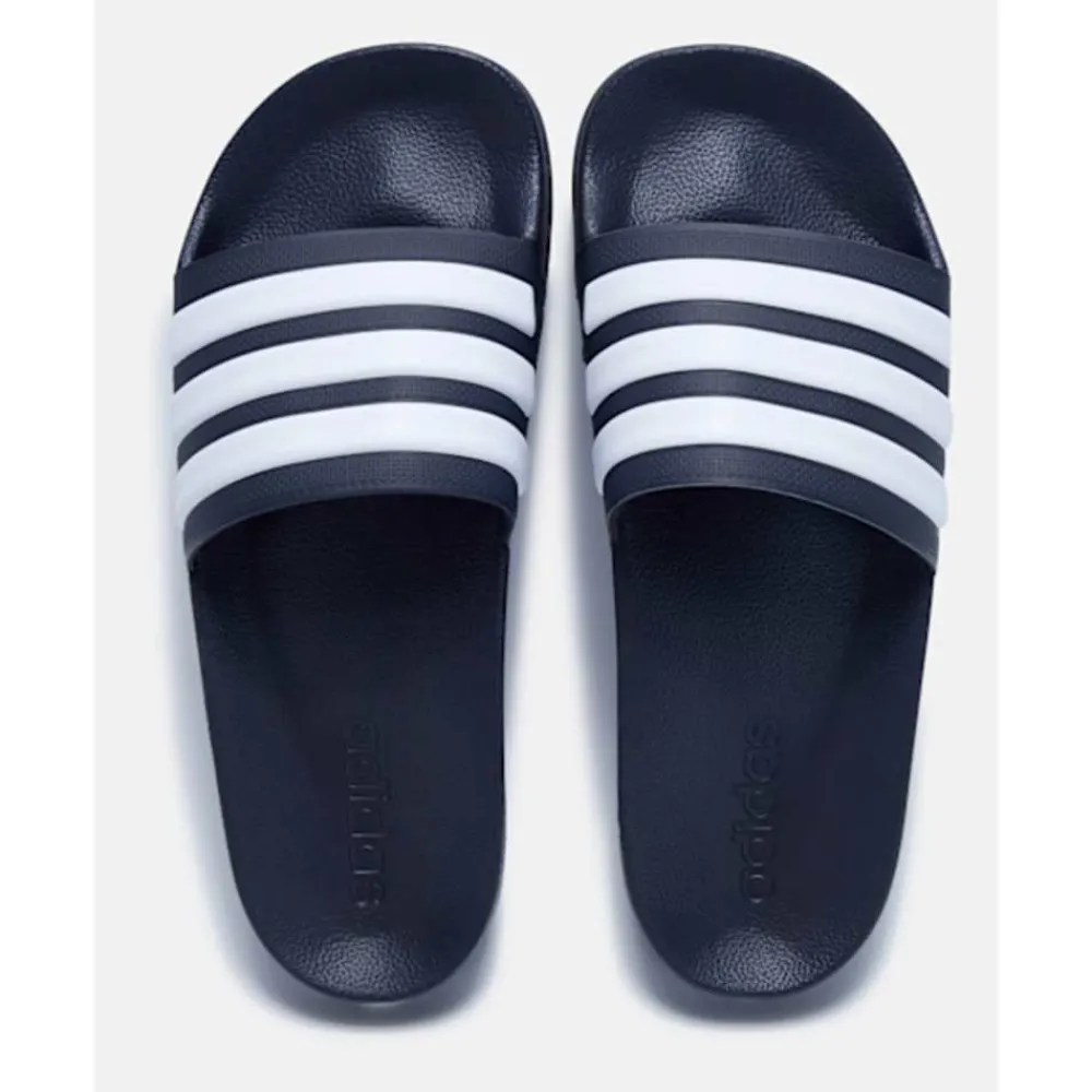 Best adidas Originals Mens Adilette Shower Slides Navy