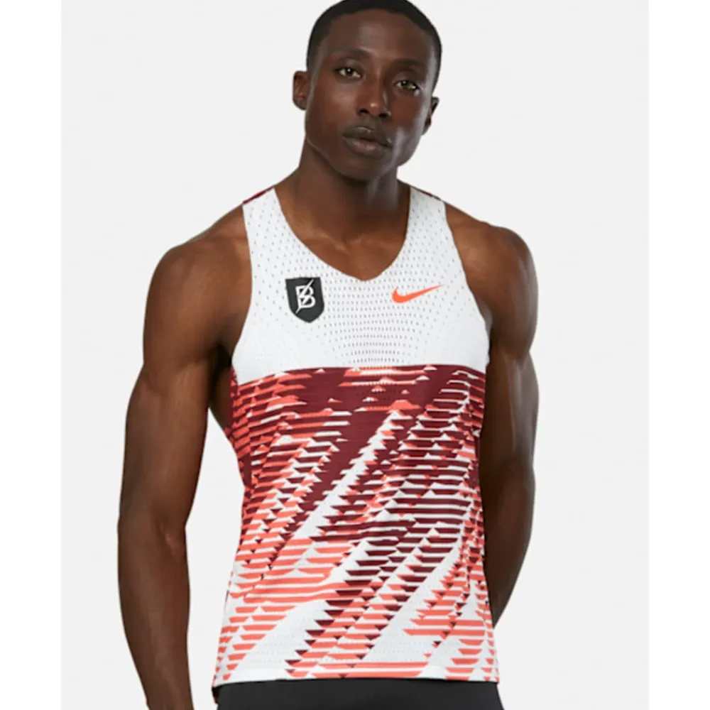 Online Nike Mens Aero Swift Singlet White