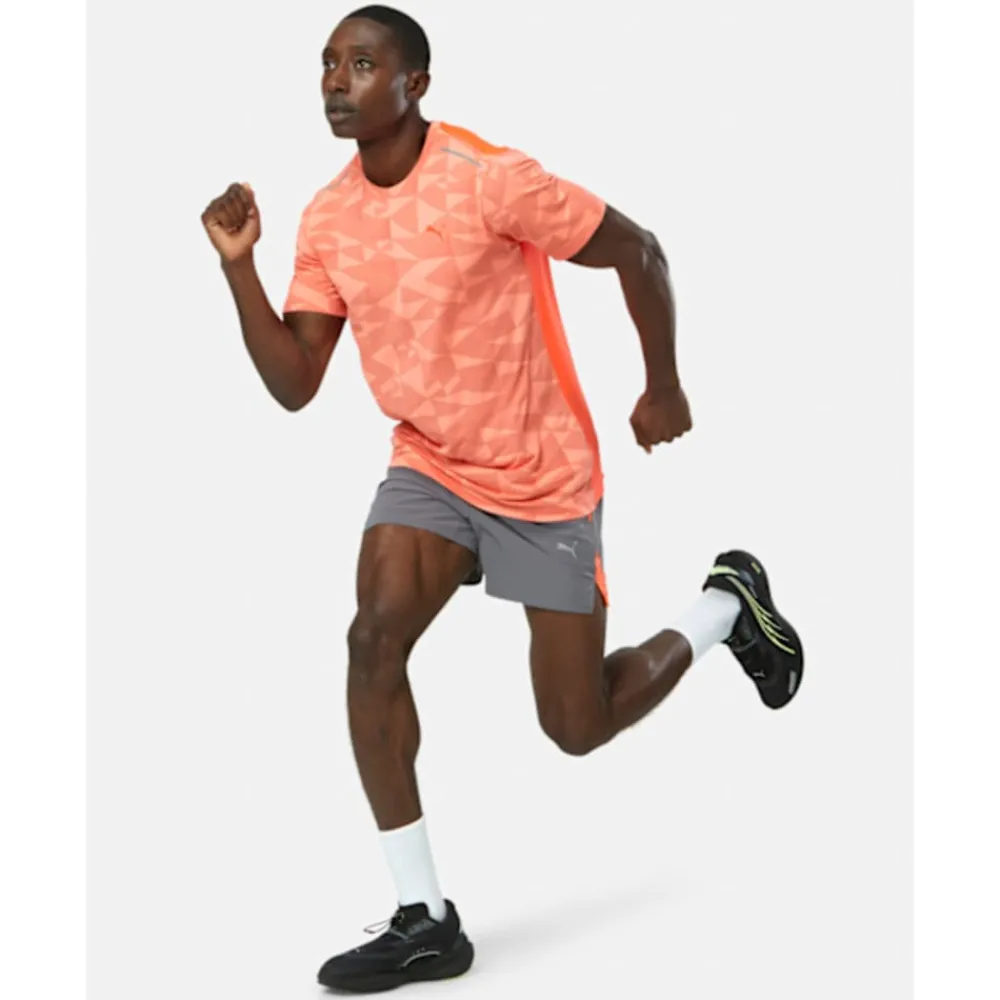 Best Puma Mens AOP Speed T-Shirt Red
