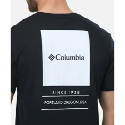 Discount Columbia Mens Barton Springs Graphic T-Shirt Black