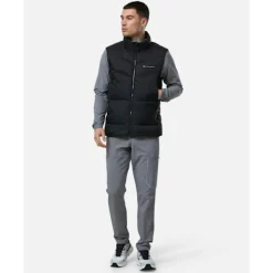 Discount Monterrain Mens Blanc Puffer Gilet Black