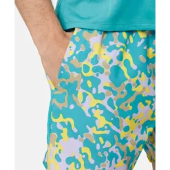 Outlet Nike Mens Challenger 5 Inch Print Woven Shorts Green