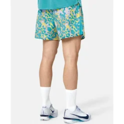 Outlet Nike Mens Challenger 5 Inch Print Woven Shorts Green