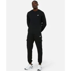 Sale Nike Mens Club Cargo Pants Black