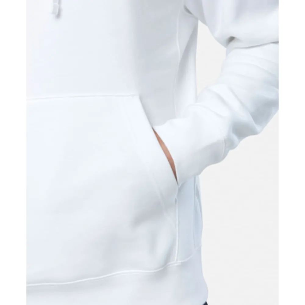 Discount Nike Mens Club Fleece Hoodie White