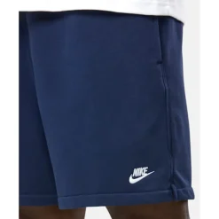 Fashion Nike Mens Club Flow FT Short Navy
