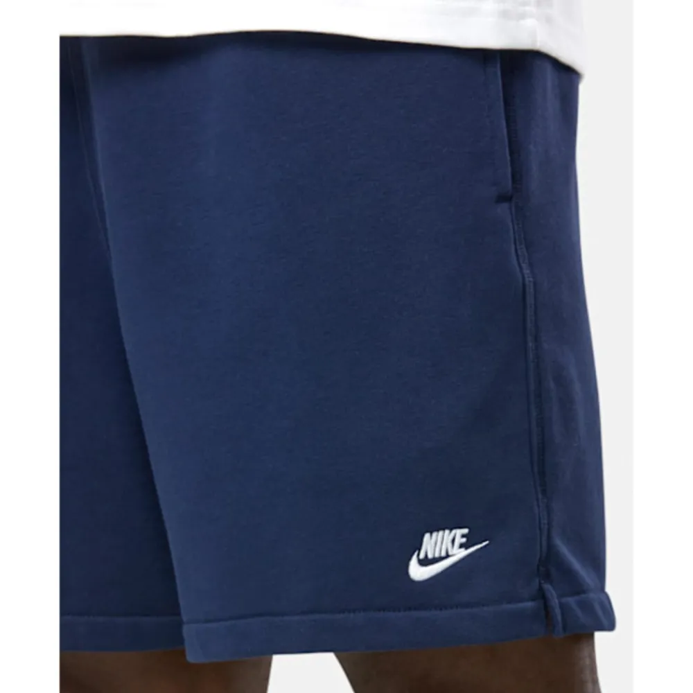 Fashion Nike Mens Club Flow FT Short Navy