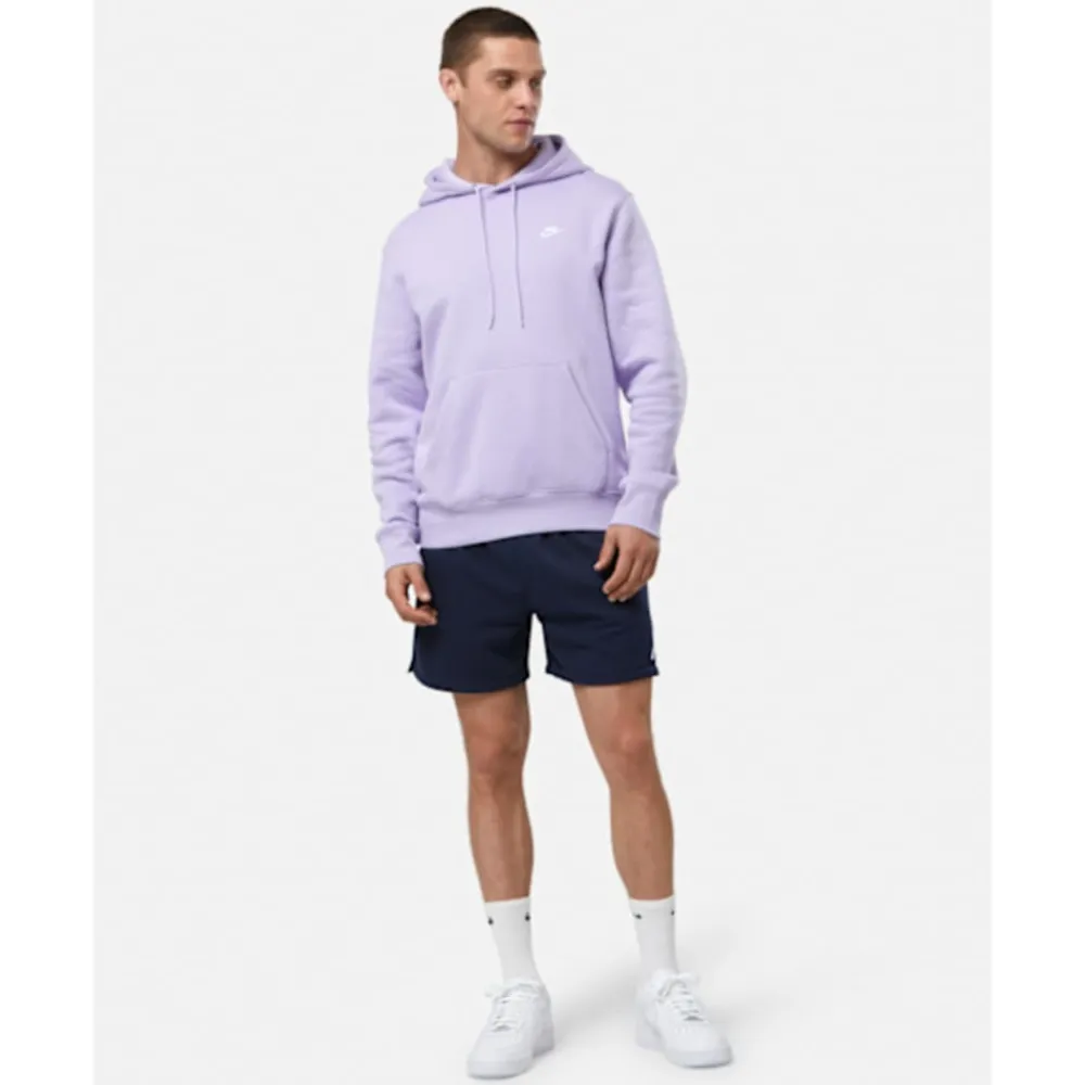 New Nike Mens Club Hoodie Purple