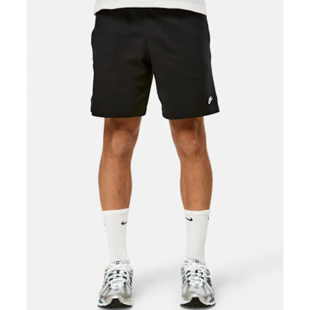 Best Nike Mens Club Knit Shorts Black