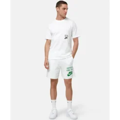 Discount Nike Mens Club Official Knit Shorts White