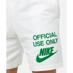 Discount Nike Mens Club Official Knit Shorts White