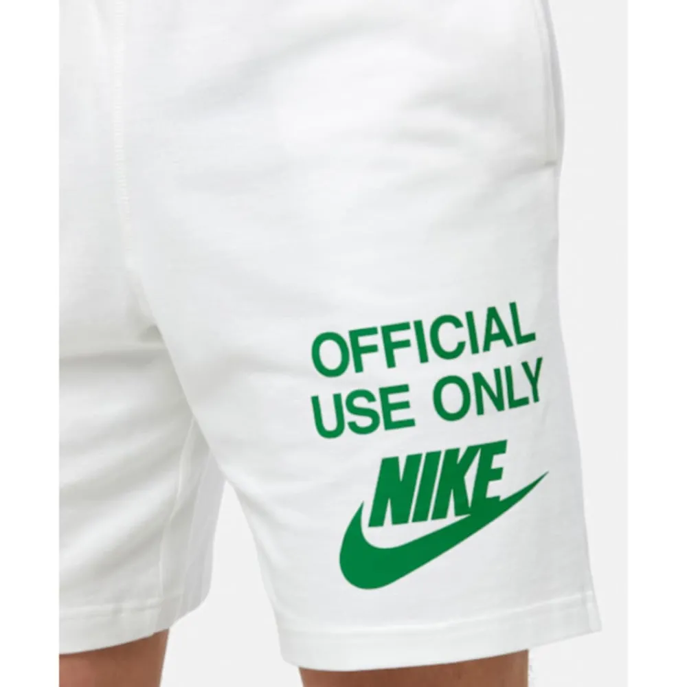 Discount Nike Mens Club Official Knit Shorts White