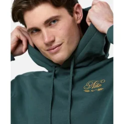Hot Nike Mens Club Tis the Season Hoodie Green