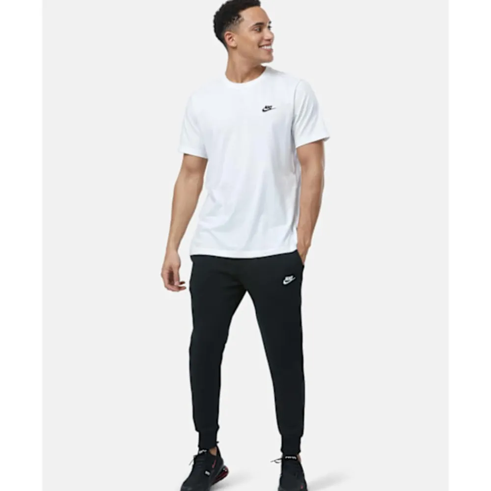 Online Nike Mens Club T-Shirt White
