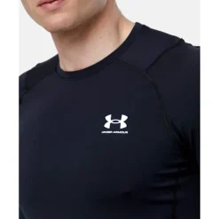 Outlet Under Armour Mens ColdGear Armour Fitted Crew Top Black