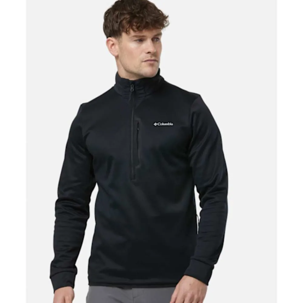 Outlet Columbia Mens Tech Half Zip Top Black