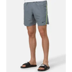 Outlet Nike Mens Contend 7 Inch Swim Short Grey