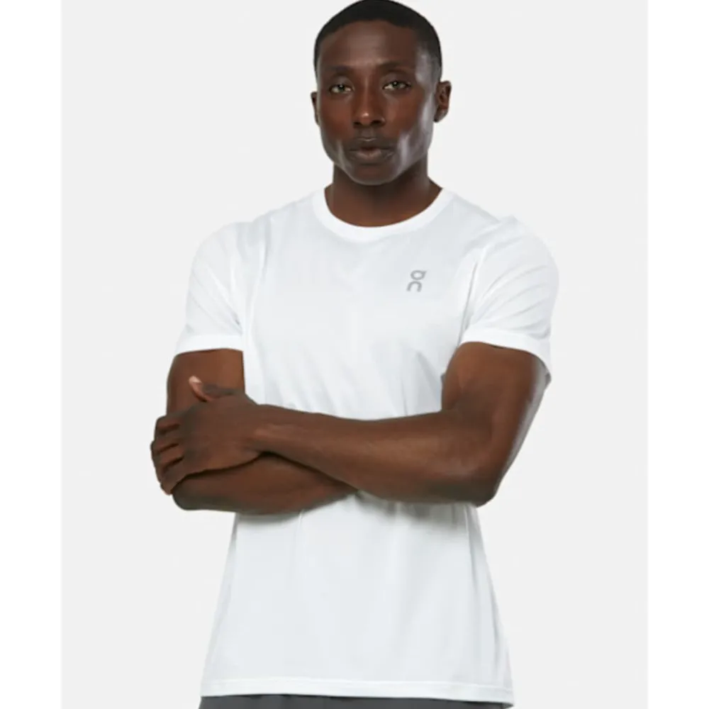 Discount On Mens Core Run T-Shirt White