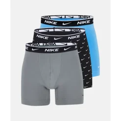 Online Nike Mens Cotton 3 Pack Brief Boxers Blue