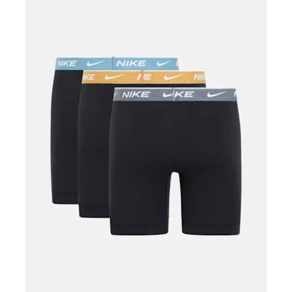 Clearance Nike Mens Cotton Boxer Brief 3pack Black