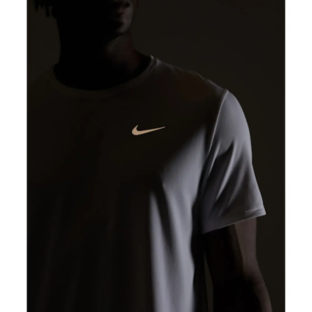 Best Nike Mens DriFit Miler T-Shirt White