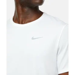 Best Nike Mens DriFit Miler T-Shirt White