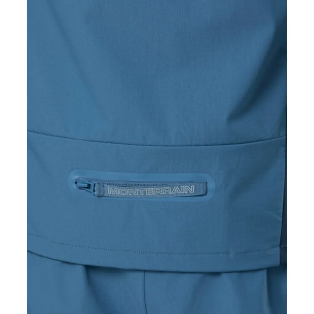 Clearance Monterrain Mens Dynamic Woven Hoodie Blue