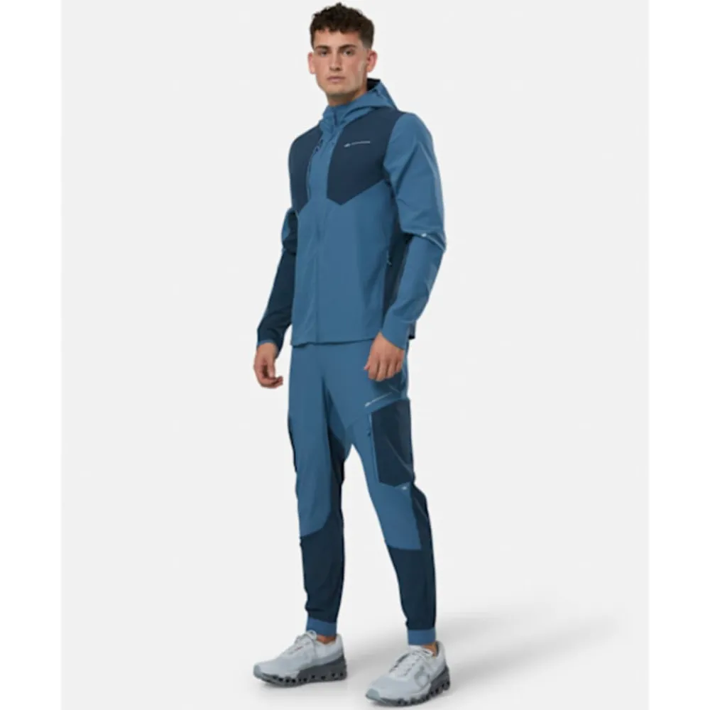 Clearance Monterrain Mens Dynamic Woven Hoodie Blue