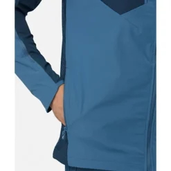 Clearance Monterrain Mens Dynamic Woven Hoodie Blue