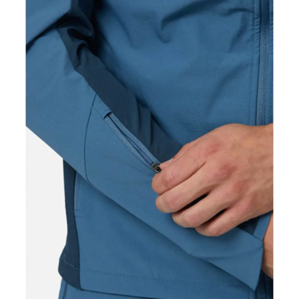 Clearance Monterrain Mens Dynamic Woven Hoodie Blue
