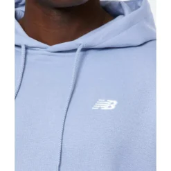 Best New Balance Mens Essential Fleece Hoodie Blue