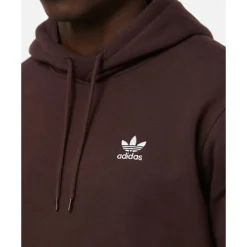Sale adidas Originals Mens Essential Hoodie Brown