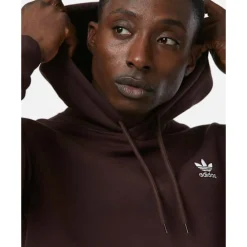 Sale adidas Originals Mens Essential Hoodie Brown
