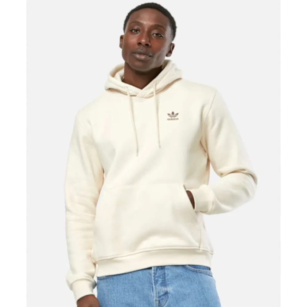 Clearance adidas Originals Mens Essentials Hoodie Cream