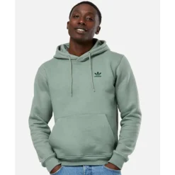 Fashion adidas Originals Mens Essentials Hoodie Green