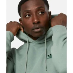 Fashion adidas Originals Mens Essentials Hoodie Green