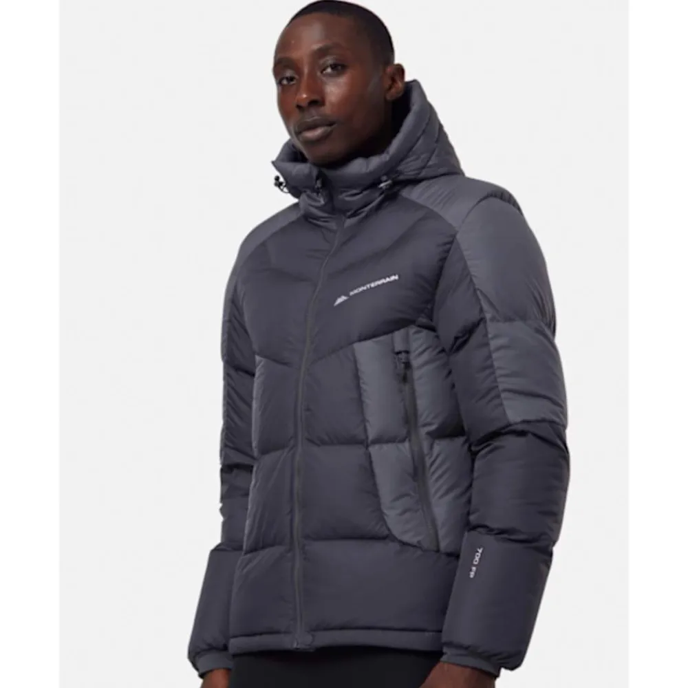 Discount Monterrain Mens Explorer Down Puffer Jacket Grey