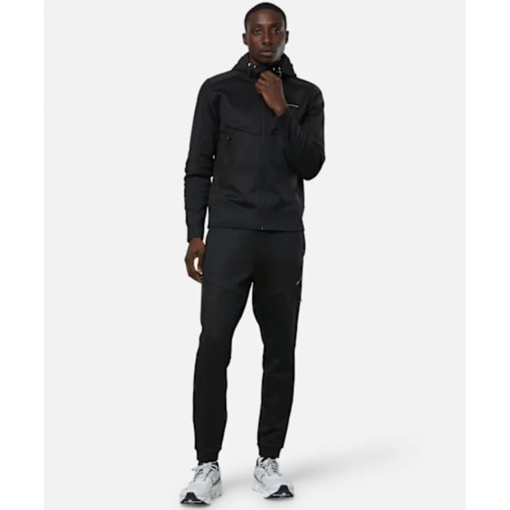 Fashion Monterrain Mens Explorer Poly Fleece Zip Hoodie Black