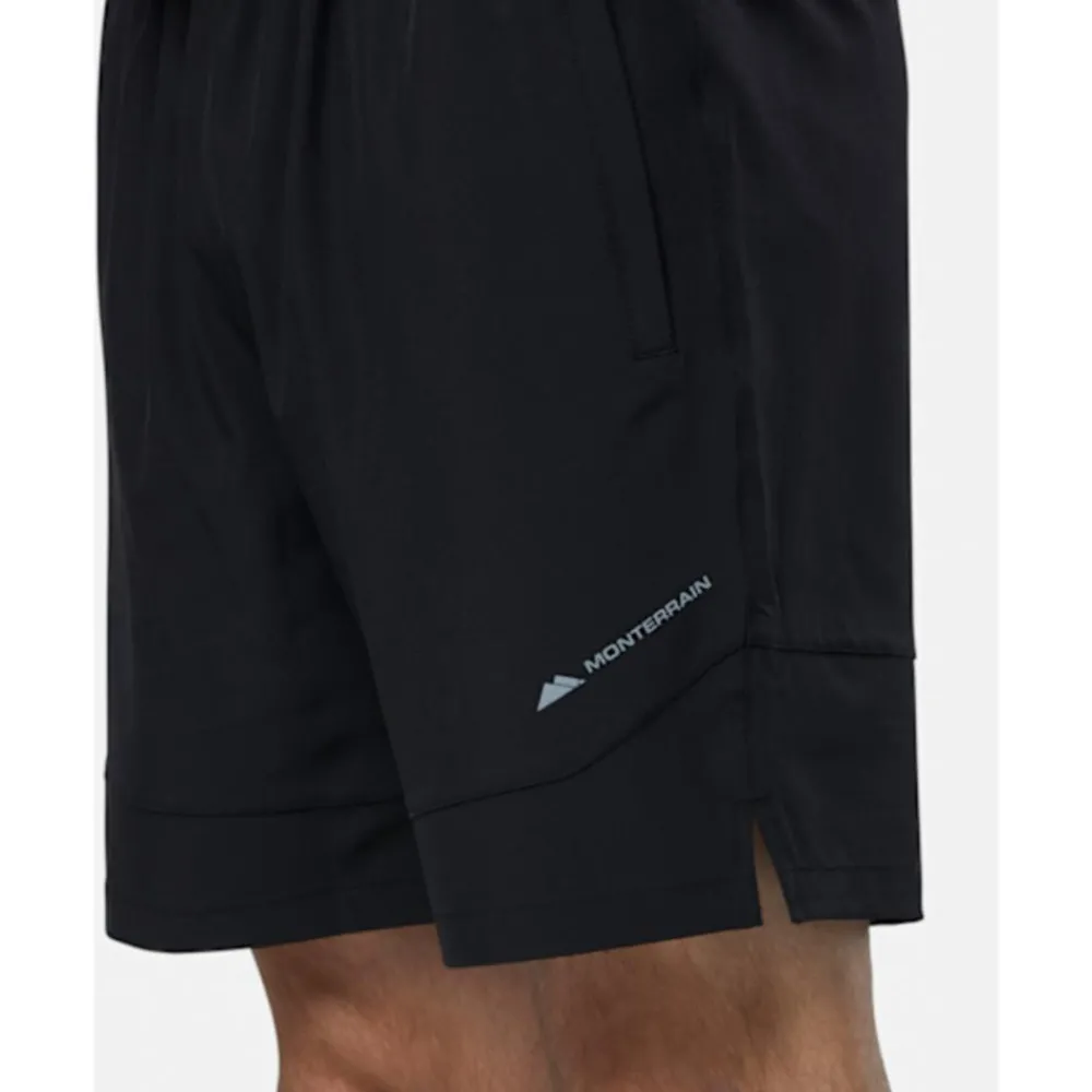 Sale Monterrain Mens Form Running Shorts Black