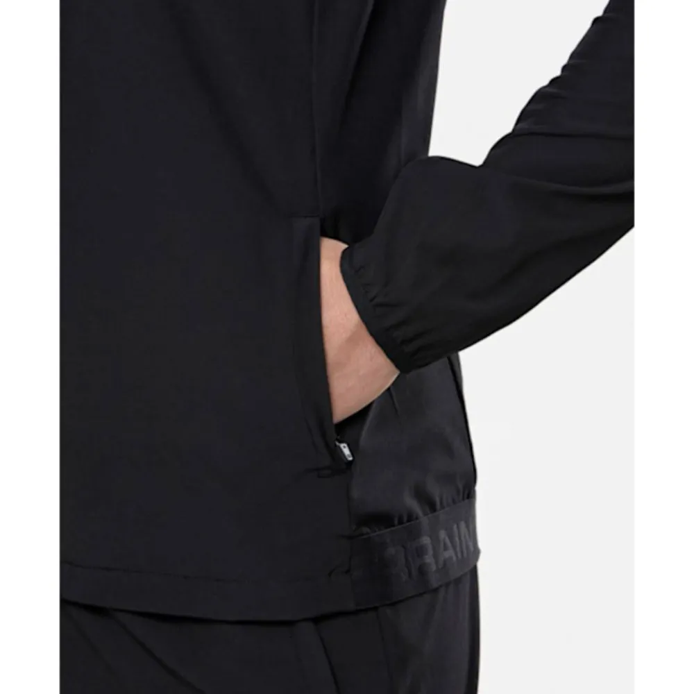 Hot Monterrain Mens Form Woven Running Jacket Black