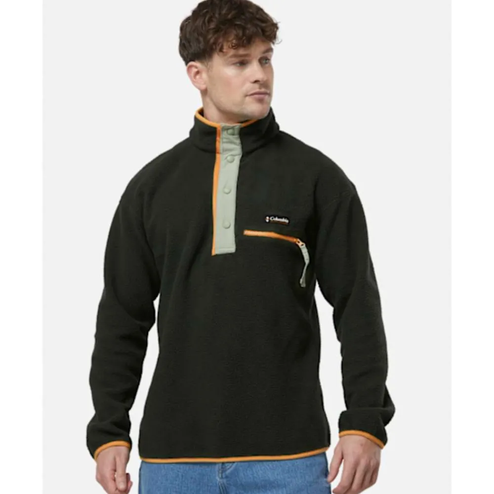 Outlet Columbia Mens Helvetia Half Snap Fleece Green