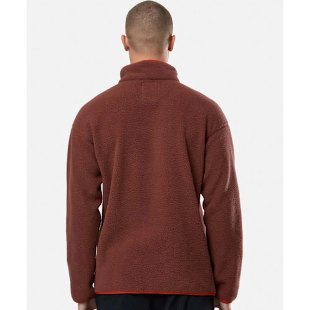 Outlet Columbia Mens Helvetia Half Snap Top Fleece Red